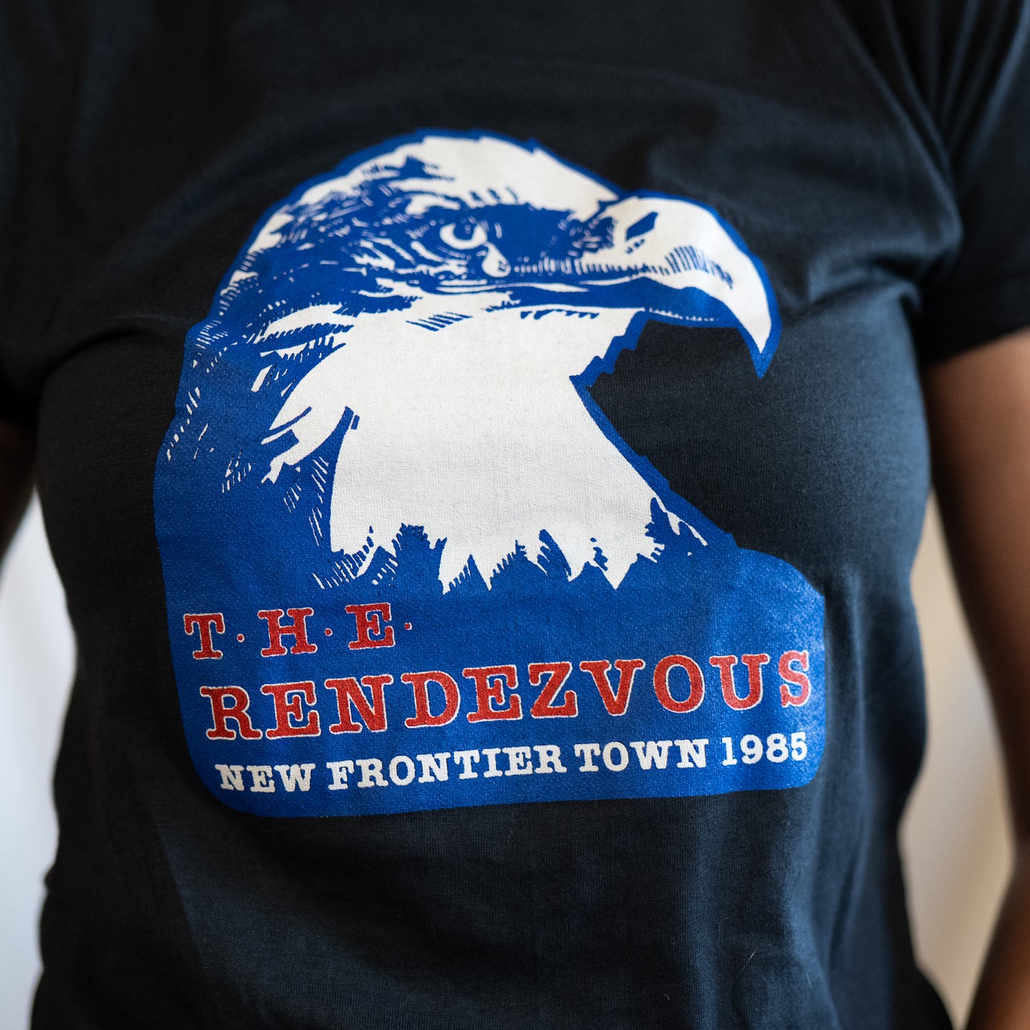 deadstock 1980s vintage harley rendezvous t-shirt / single stitch