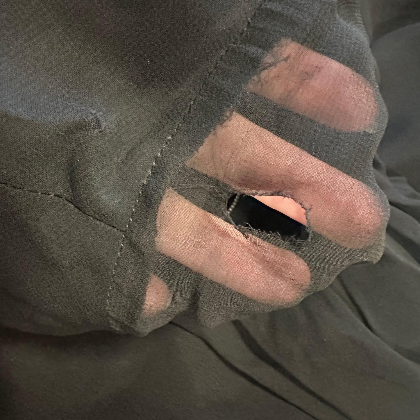 zou bisou bisou vintage 60s rhinestone angel sleeve dress