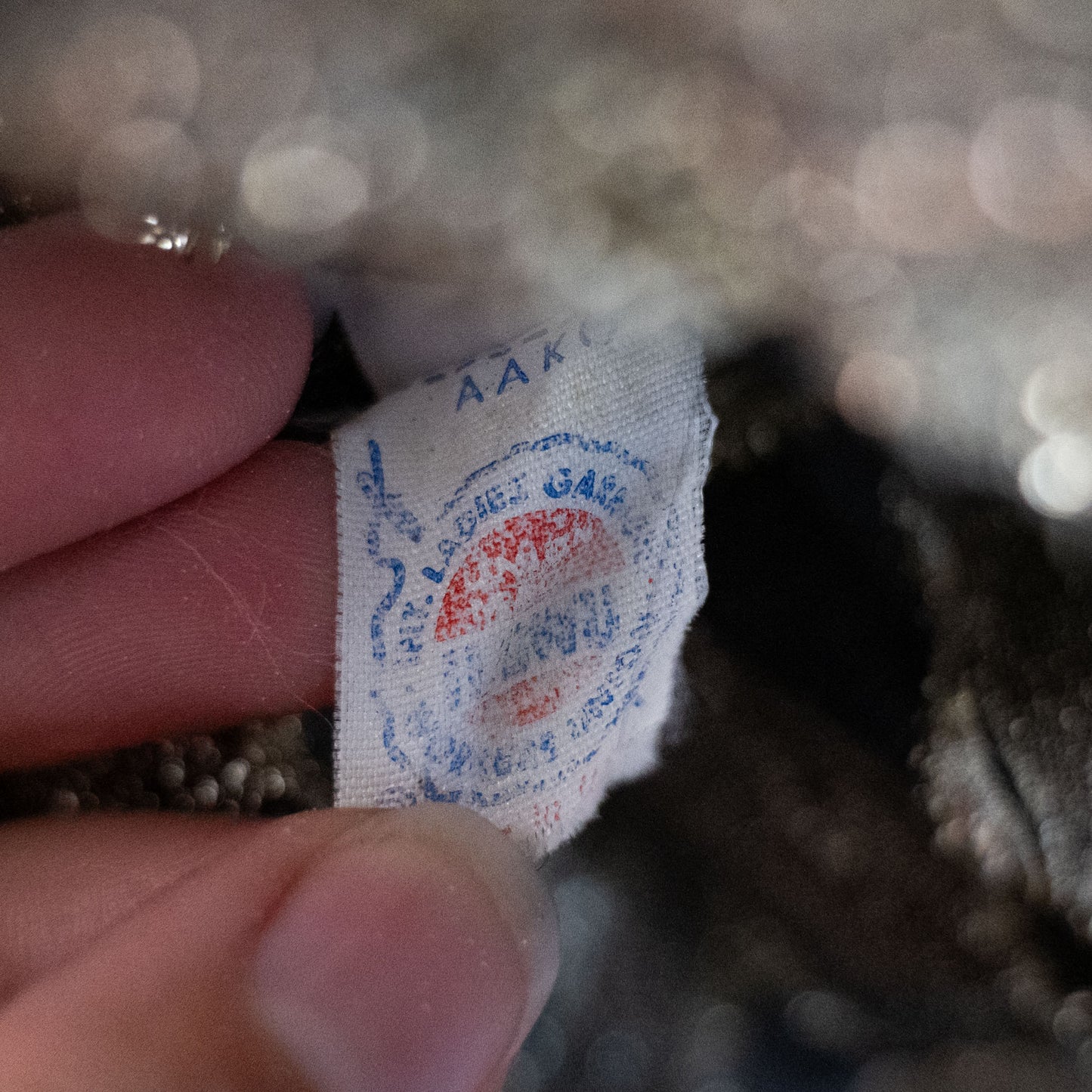 vintage 70s glittery black + silver lurex cardigan