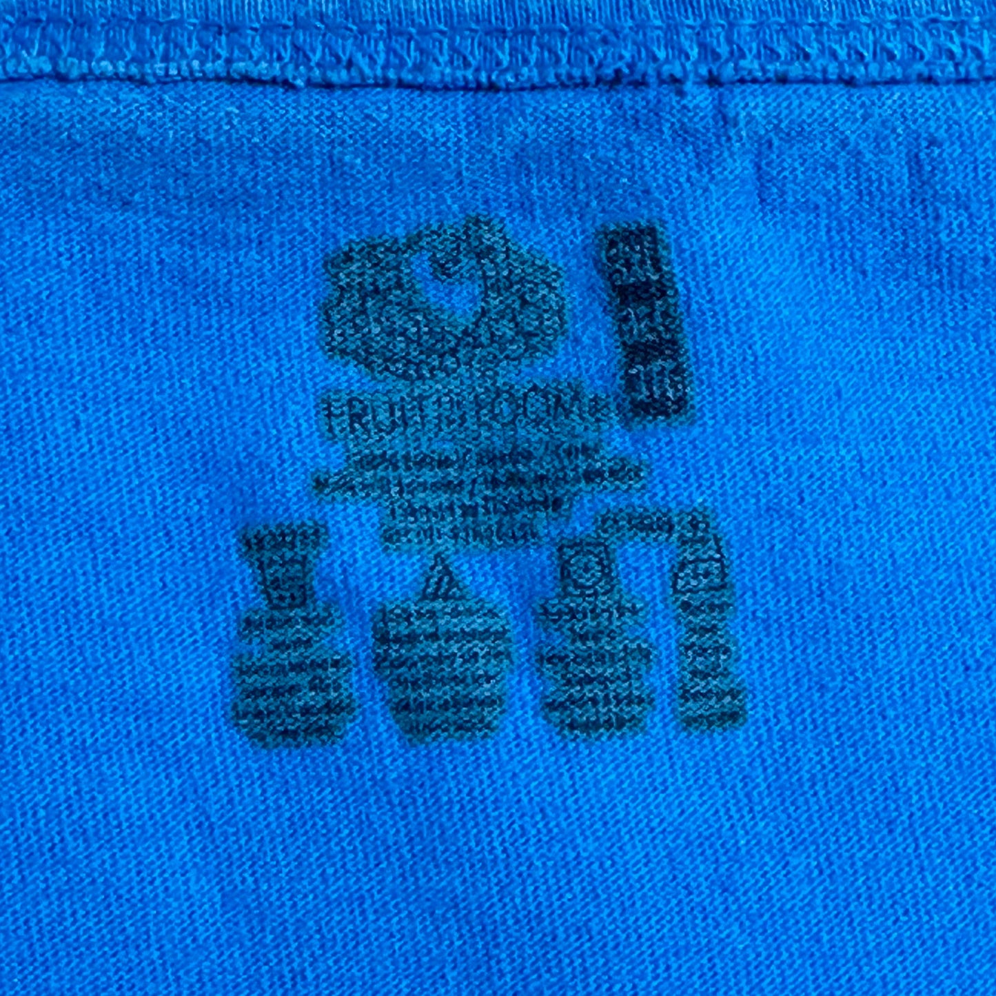 VAN DADDY iridescent turquoise tank