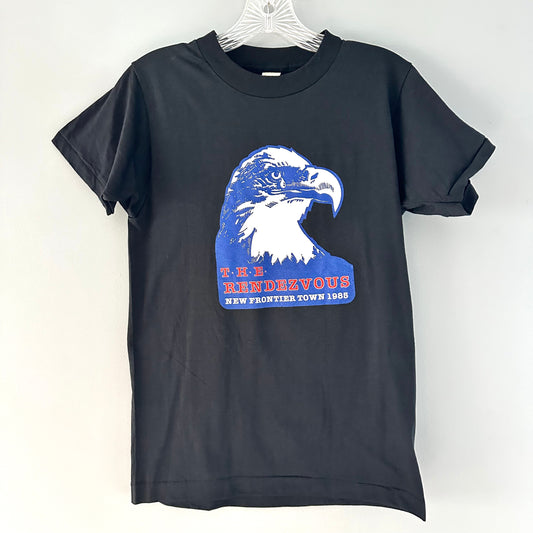 deadstock 1980s vintage harley rendezvous t-shirt / single stitch