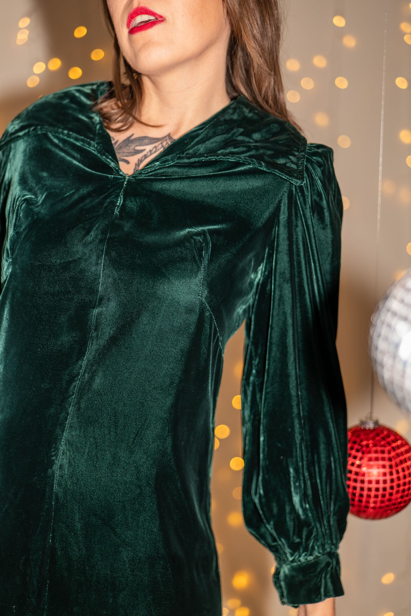 vintage 70s forest green velvet mini dress LuAnne Vintage vintage 70s forest green velvet mini dress LuAnne Vintage