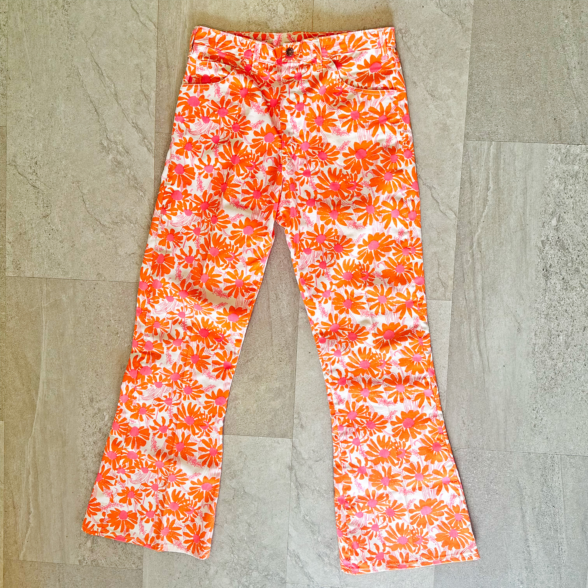 lilly pulitzer mens floral bell bottoms 10